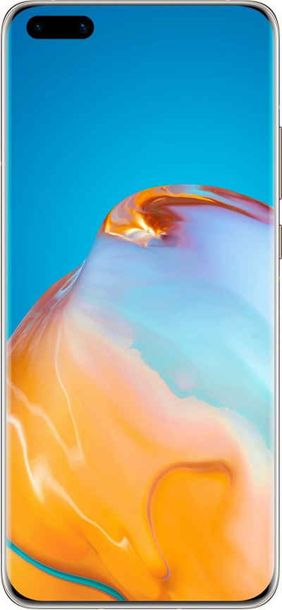 Huawei P40 Pro Smartphone (16,71 cm/6,58 Zoll, 256 GB Speicherplatz, 50 MP Kamera, Nimmt mehrere 4K-Bewegtbilder in ca. 1,7 Sekunden auf)