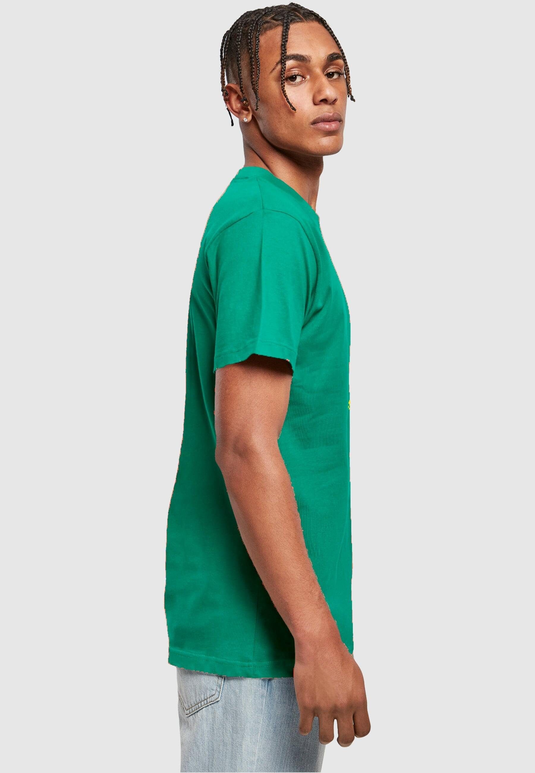 T-Shirt Merchcode (1-tlg) forestgreen Peanuts Round Neck - Herren T-Shirt Player