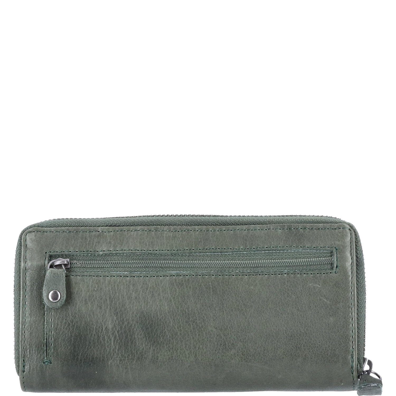 The Skandinavian Brand Geldbörse The Skandinavian Brand Damen Lederbörse Green