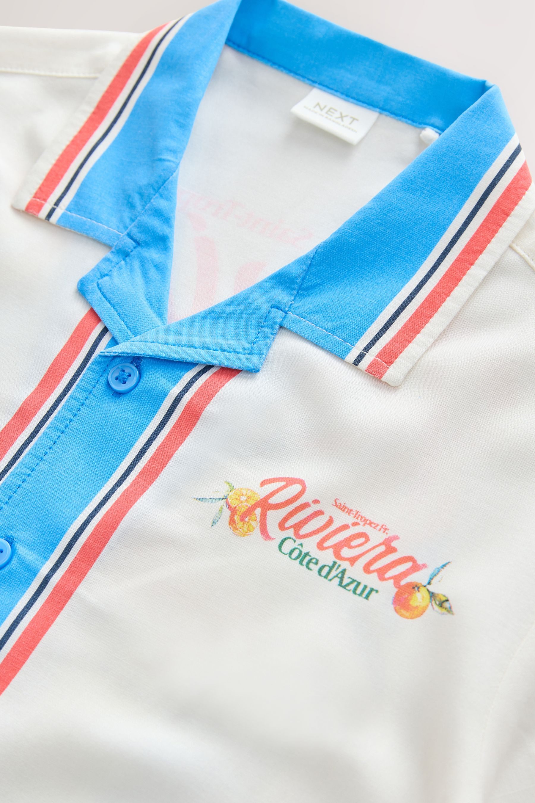 Next Shirt & Shorts Kurzarmhemd mit Reverskragen und Shorts im Set (2-tlg)