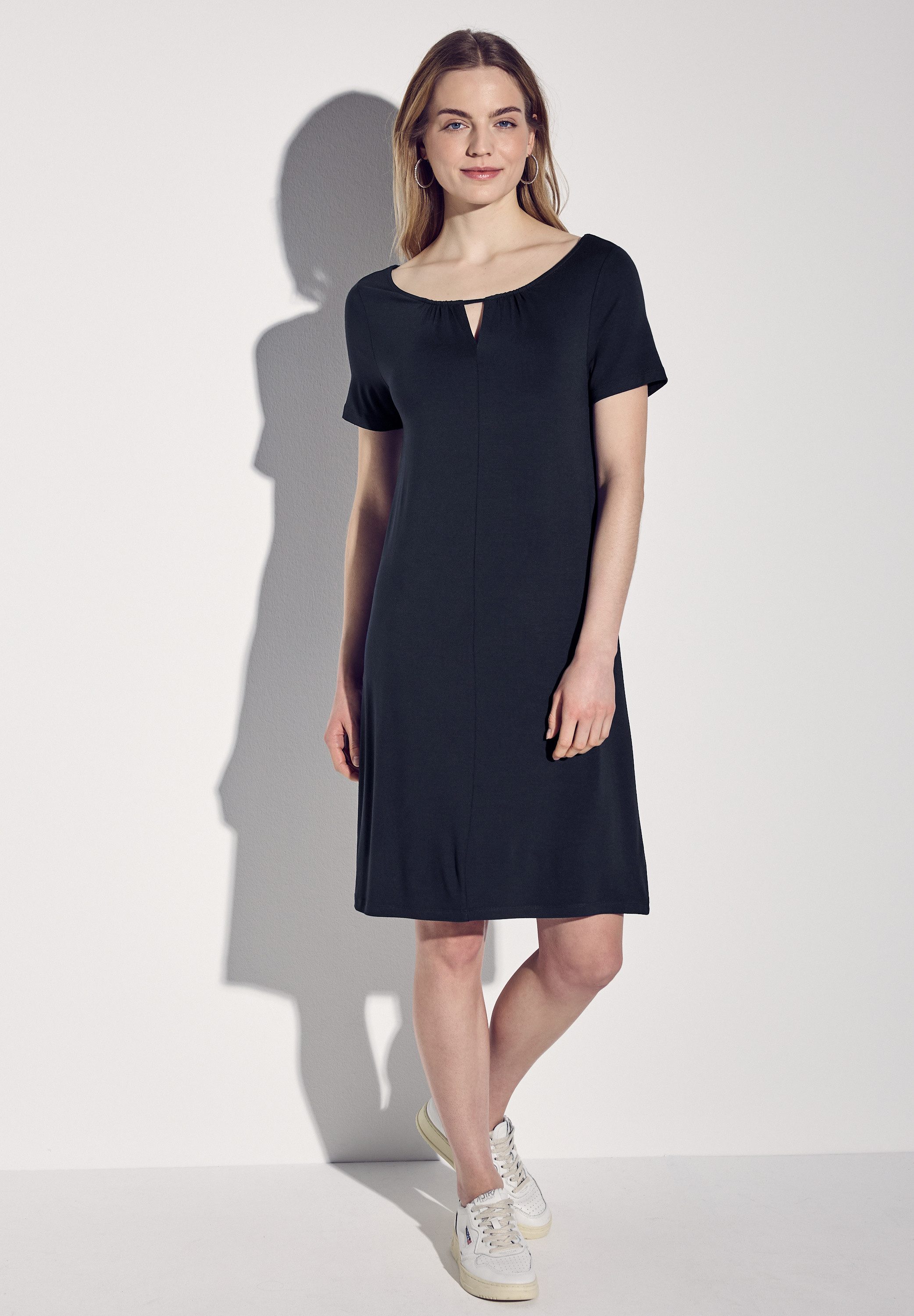 STREET ONE Jerseykleid Ohne Taschen knielang günstig online kaufen