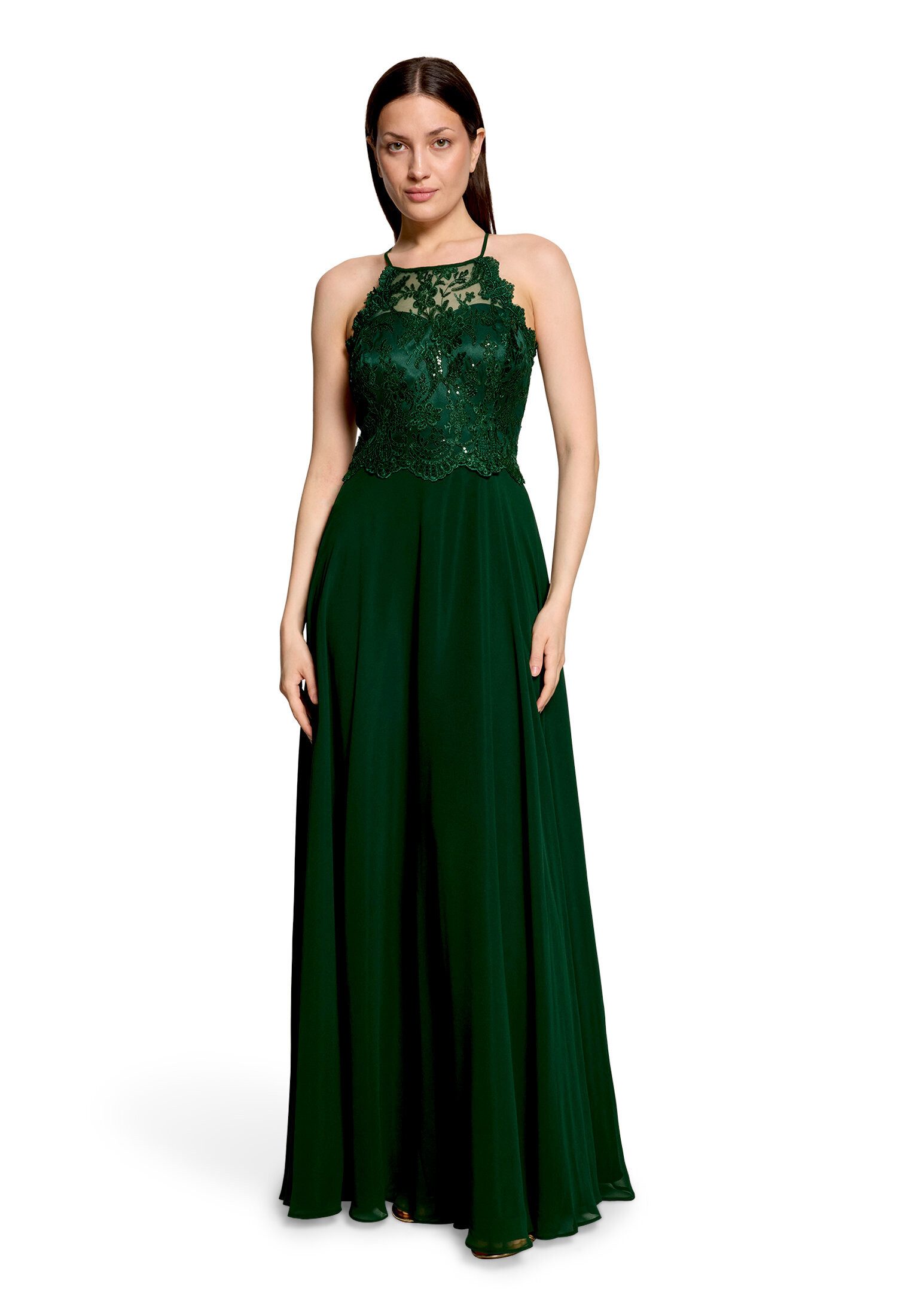 Vera Mont Abendkleid Damen rückenfrei Spitze
