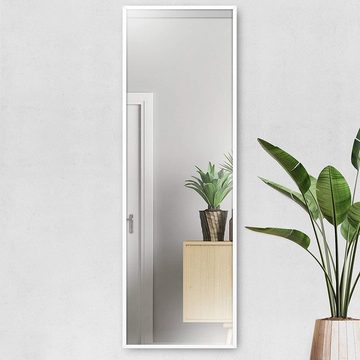 Your-Homestyle Ganzkörperspiegel Wandspiegel Kathi 40 x 130 cm Holz Eiche mit Rahmen, Wandspiegel Farbe weiß