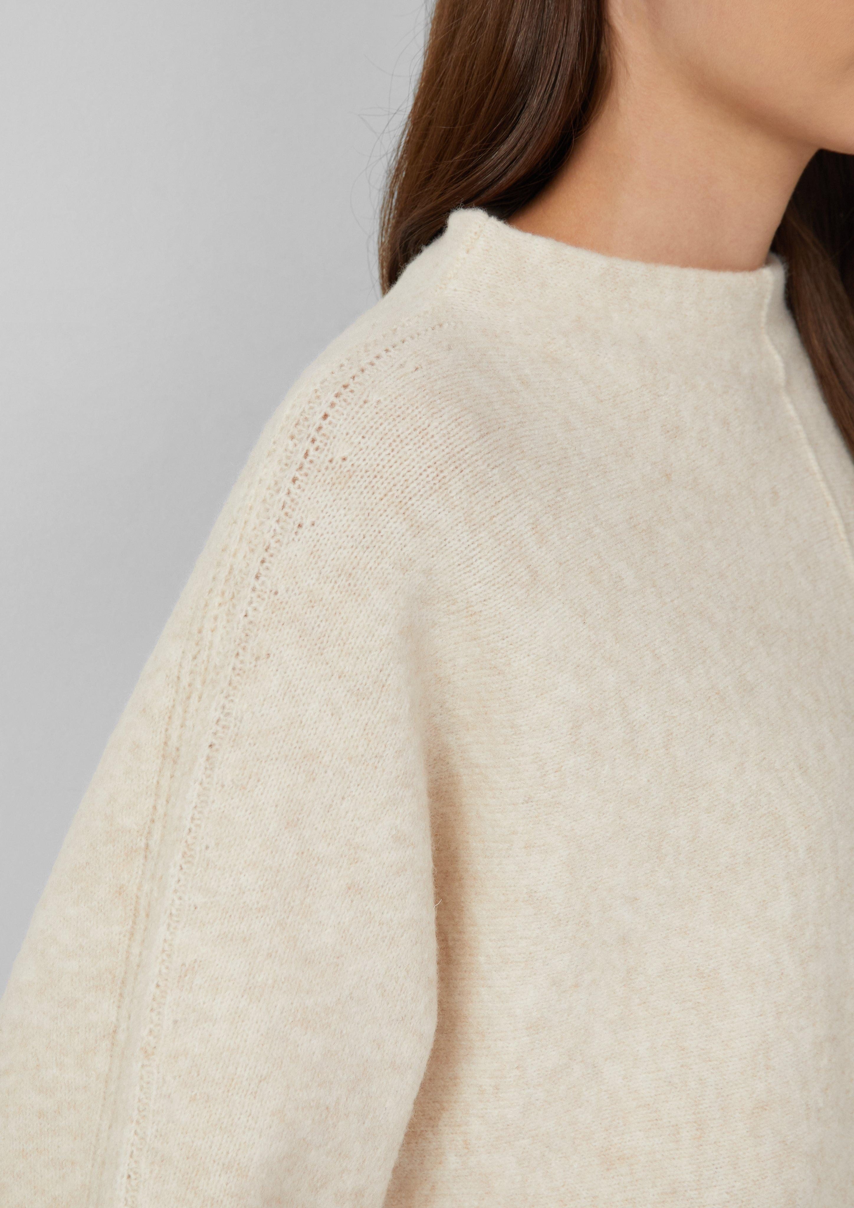 s.Oliver Strickpullover Strickpullover mit Stehkragen und günstig online kaufen