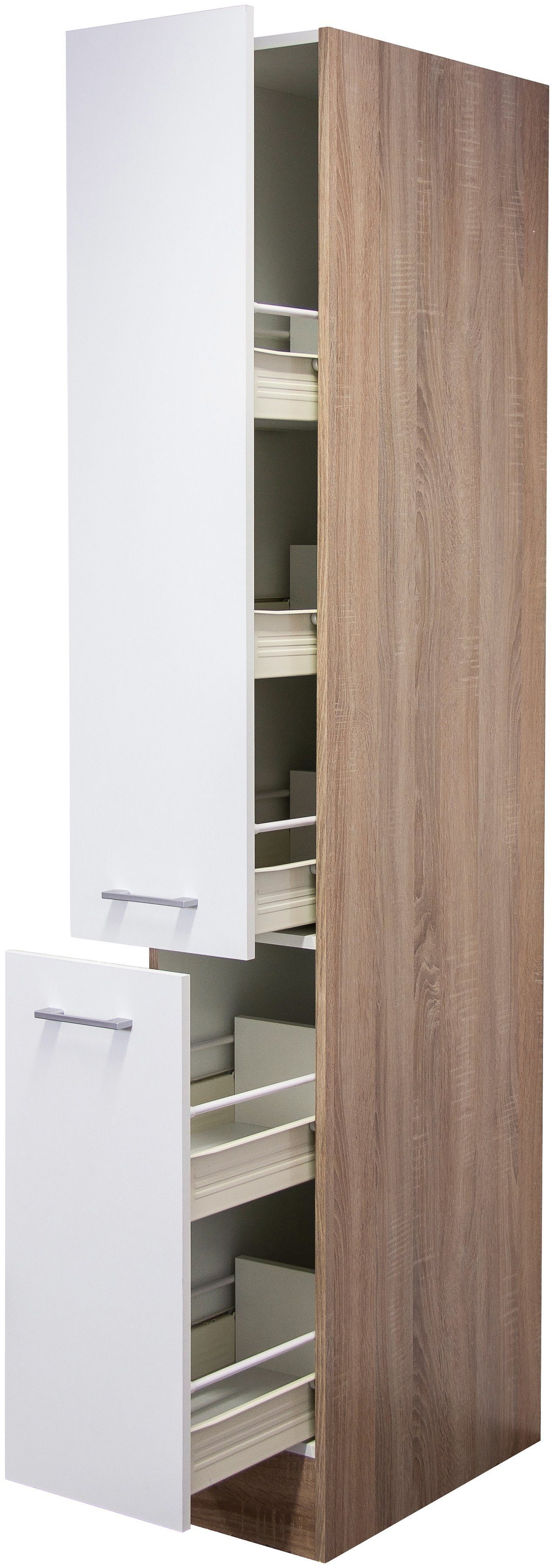 Flex-Well mit H x Samoa 30 T) 57 5 cm, x (B Ablagen 200 Apothekerschrank x x