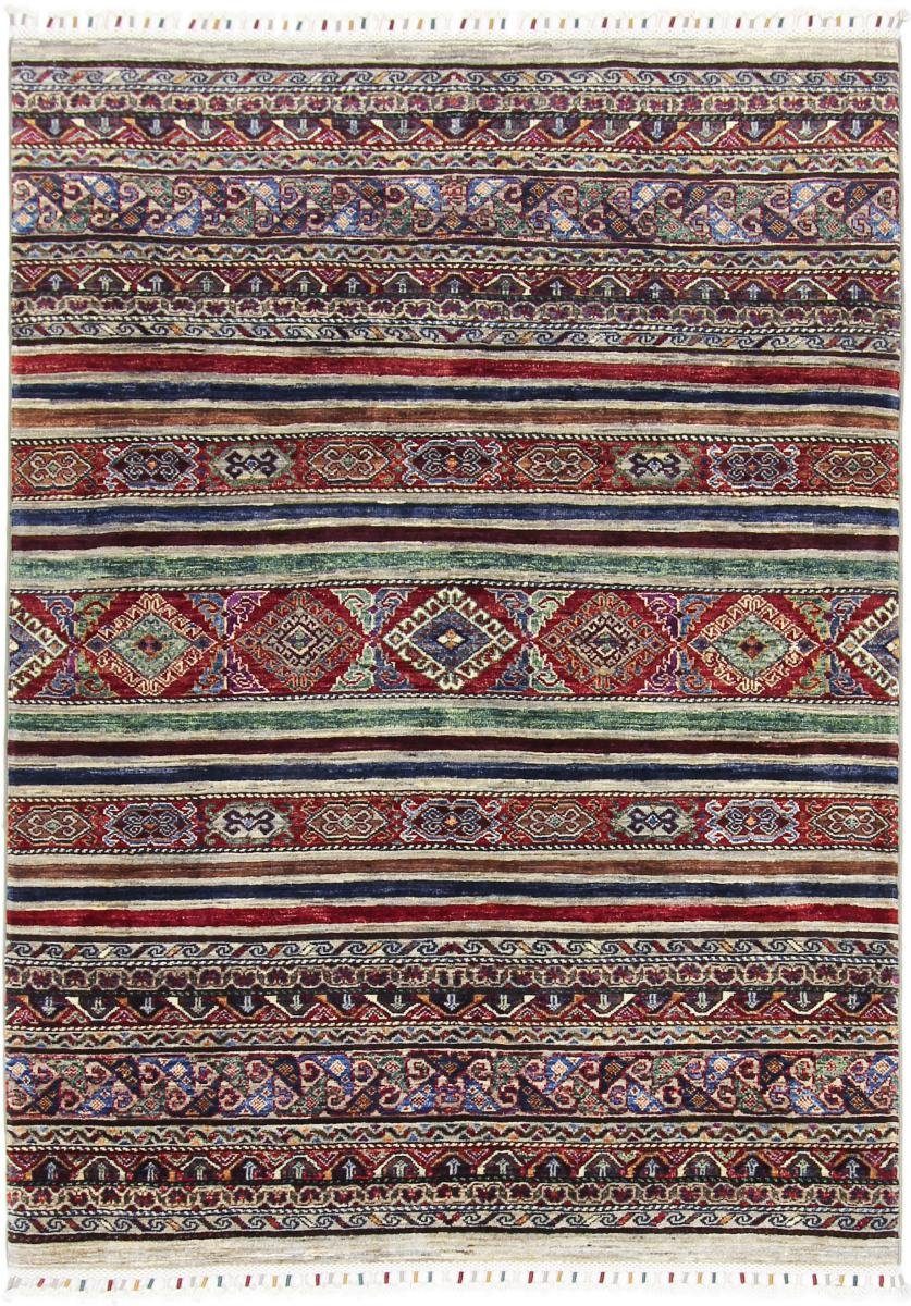 Orientteppich Arijana Shaal 121x170 Handgeknüpfter Orientteppich, Nain Trading, rechteckig, Höhe: 5 mm