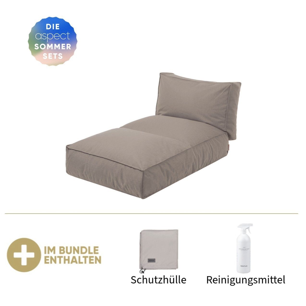 blomus Daybed Blomus Bett S STAY inkl. GRATIS Schutzhülle & Reinigungsmittel