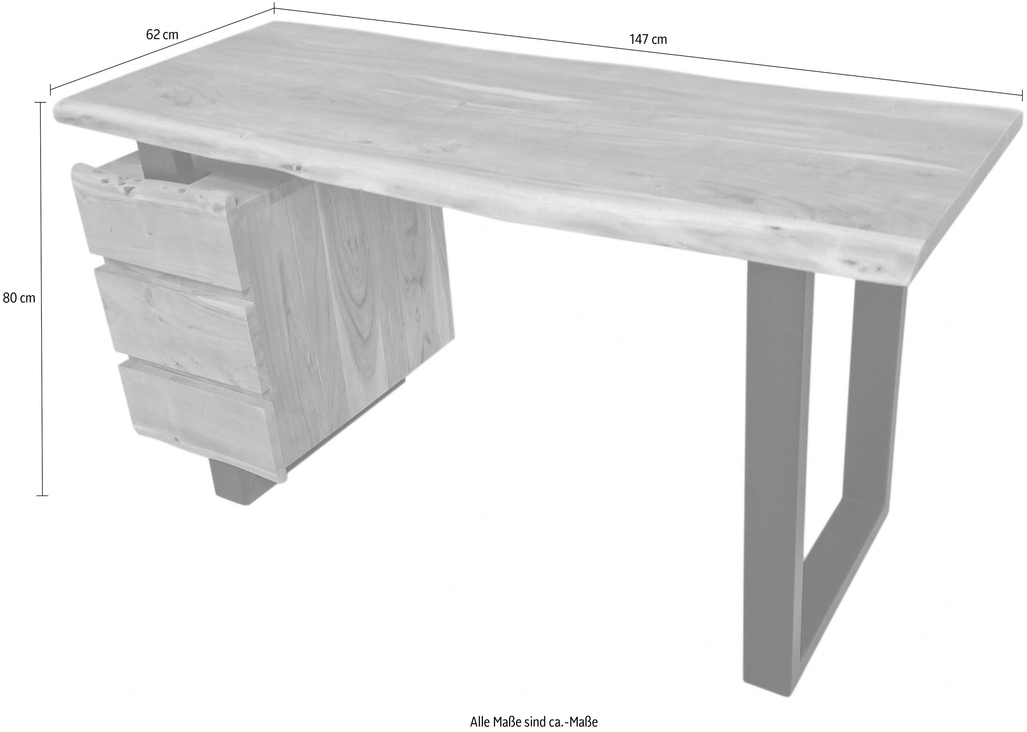 SIT Albero, mit Baumkanten schönen Schreibtisch