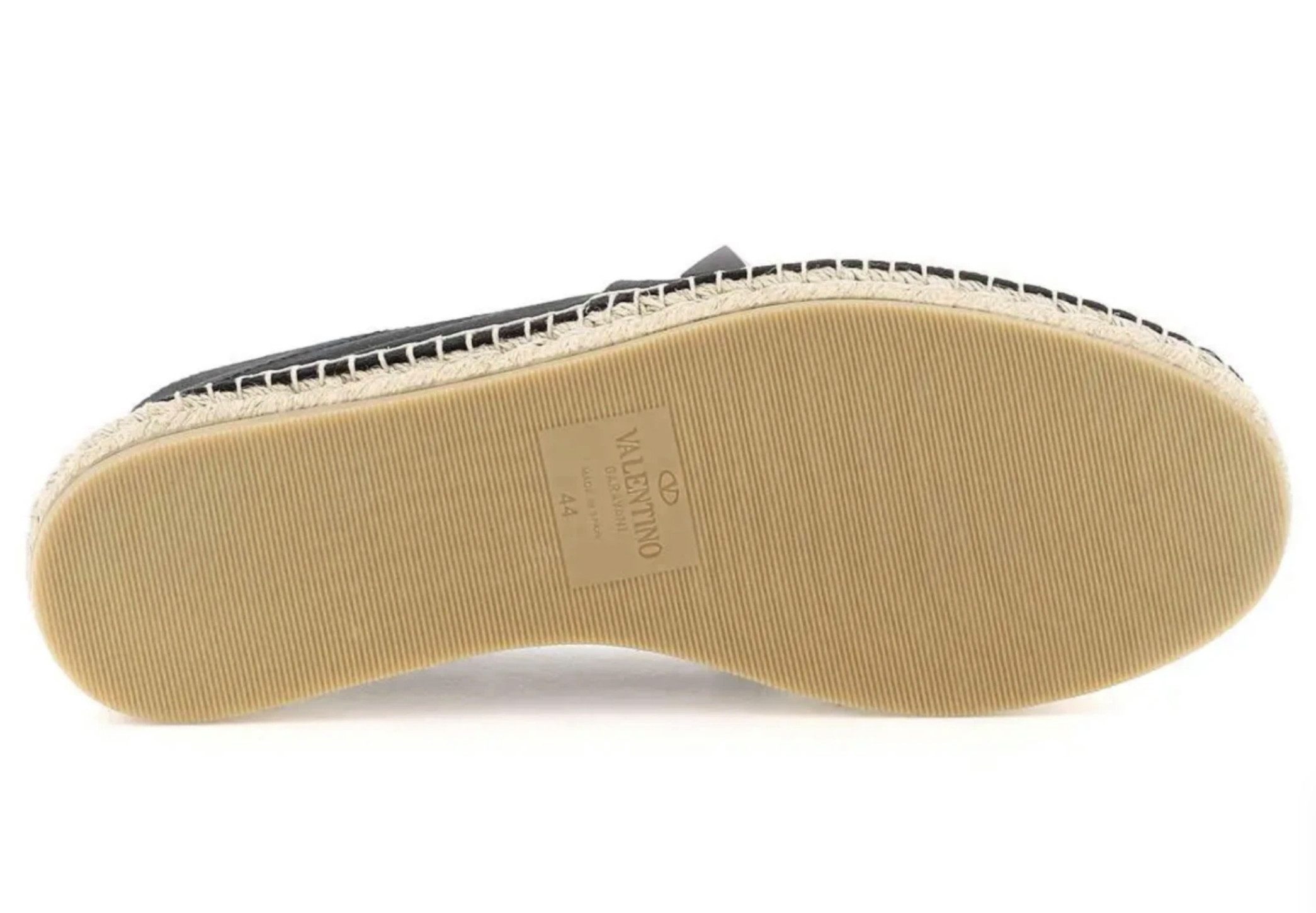 VALENTINO GARAVANI Herren Schuhe Canvas Loafers V-Logo Stud Slipper Espadrille Tonales V-Logo mit charakteristischen Stud