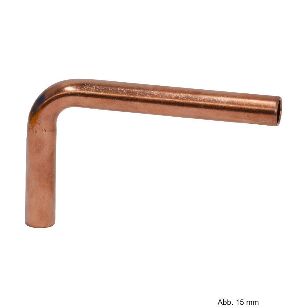GEBERIT Wasserrohr Geberit Mapress Kupfer Passbogen 90°, 15mm