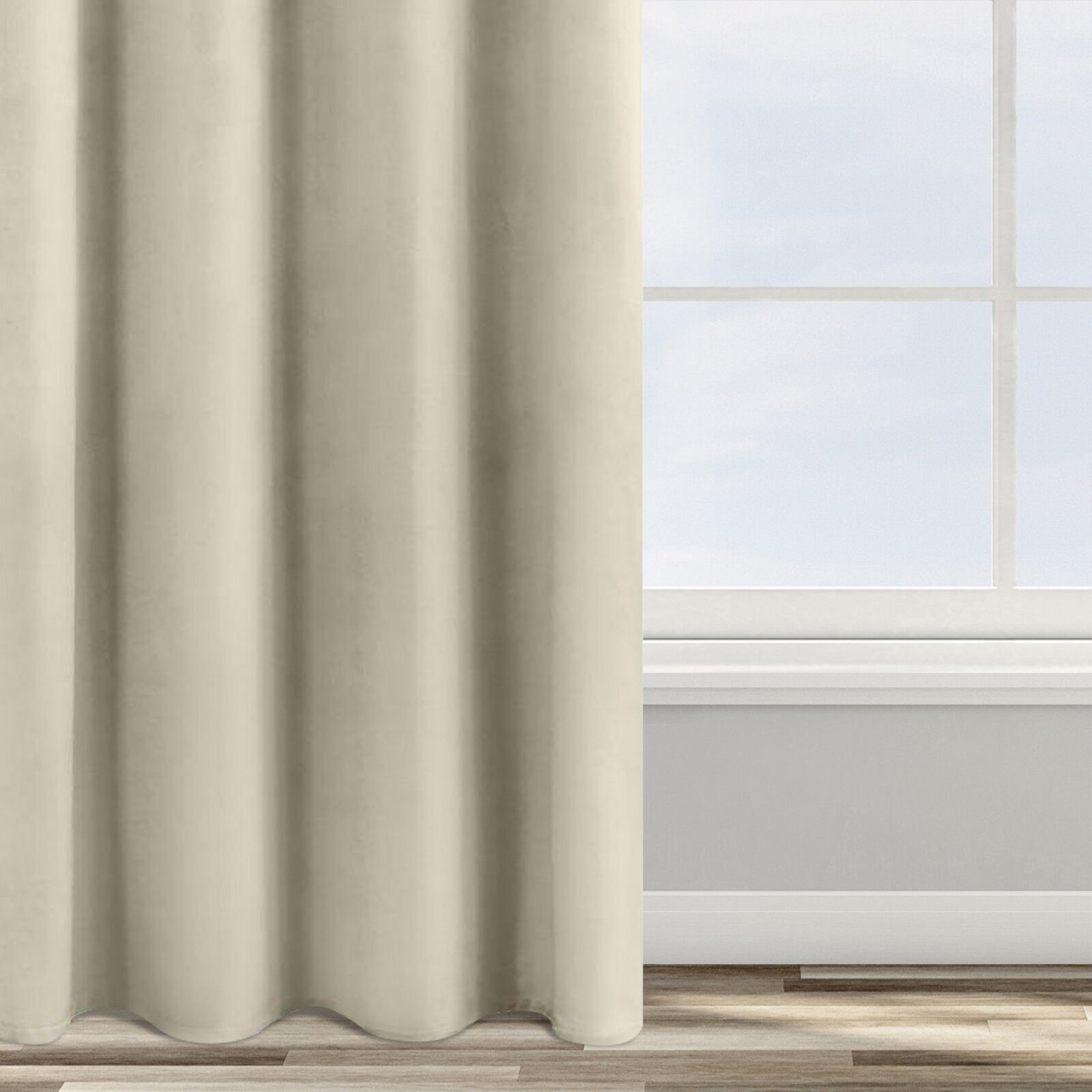 Design91 Vorhang Samtvorhänge 140x250 cm (1 St), Ösen, blickdicht, Samt, Wo günstig online kaufen