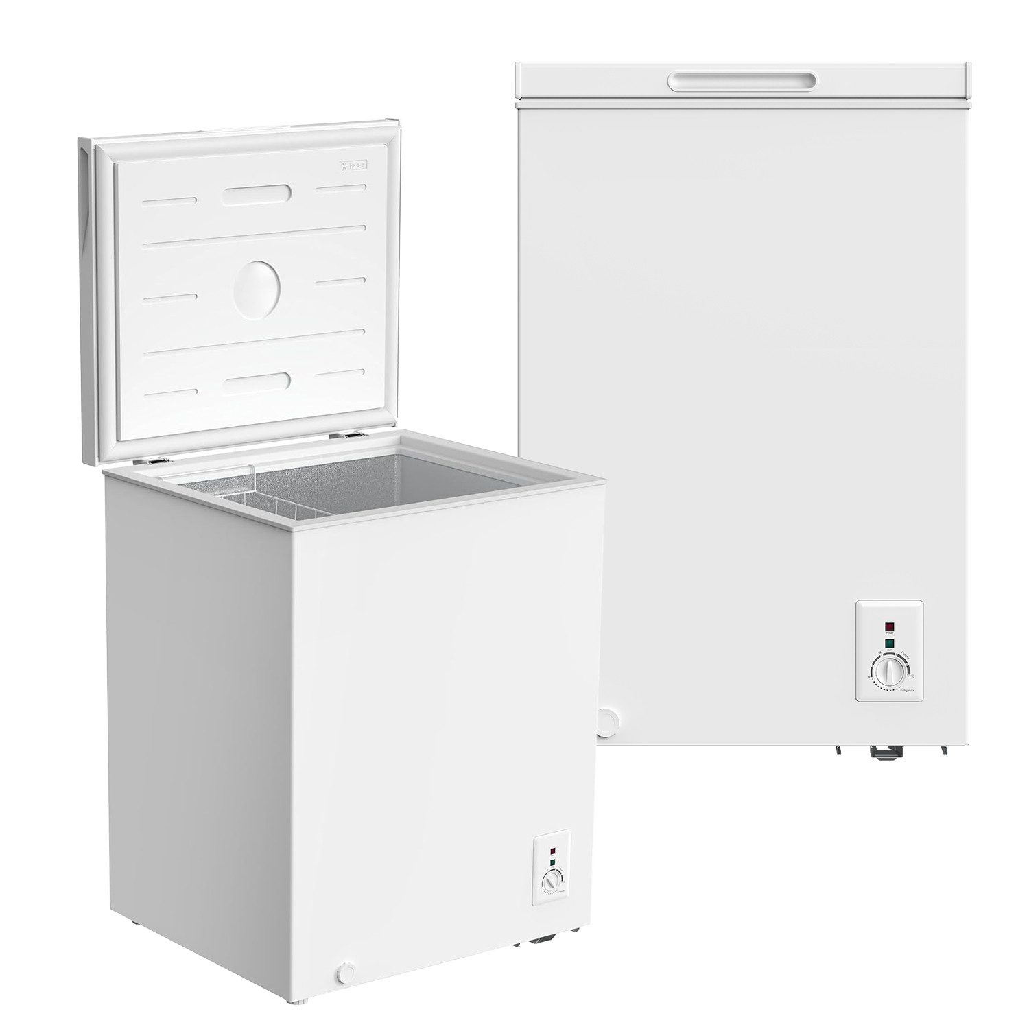 YUNA Gefriertruhe FROSTER 100E, 54.5 cm breit, 99 l, Kühlfunktion, Gefrierfunktion, Integrierte Griffmulde,Drahtkorb