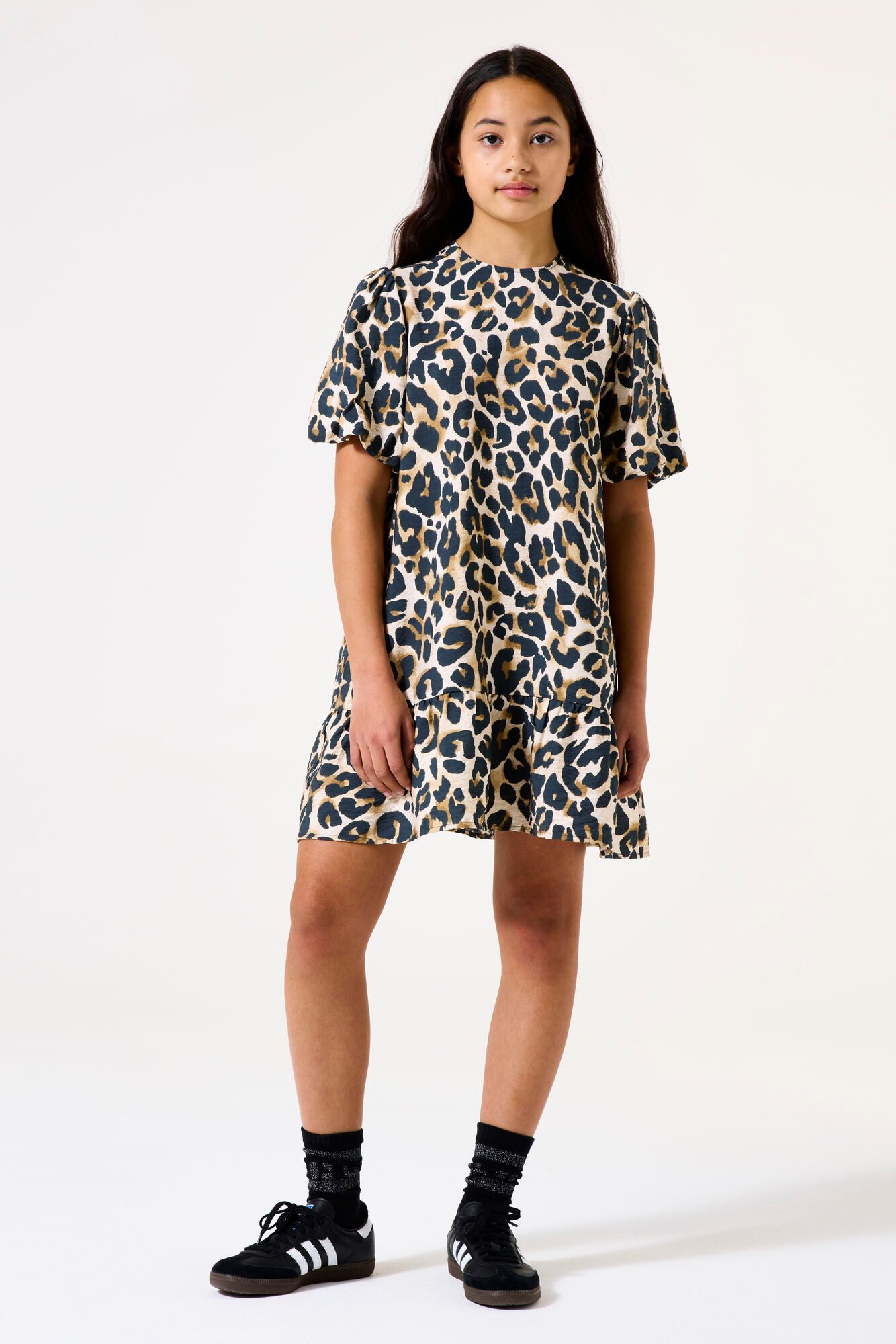 Garcia Sommerkleid mit Leo-Print