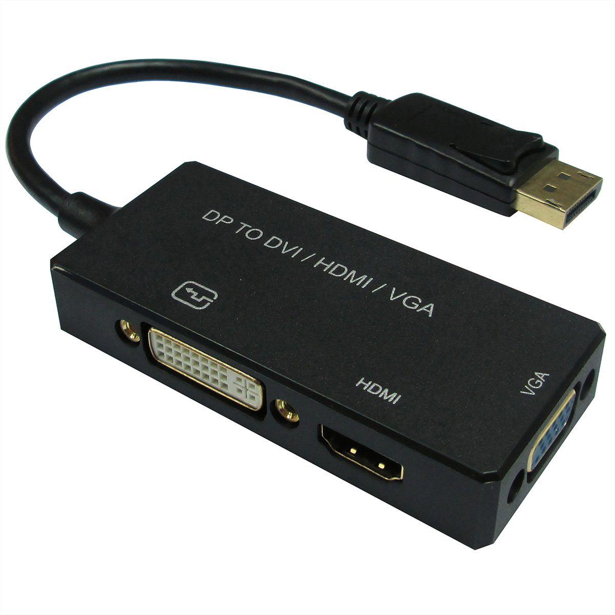 Adapterkabel DisplayPort - VGA / DVI / HDMI, v1.2 Audio- & Video-Adapter