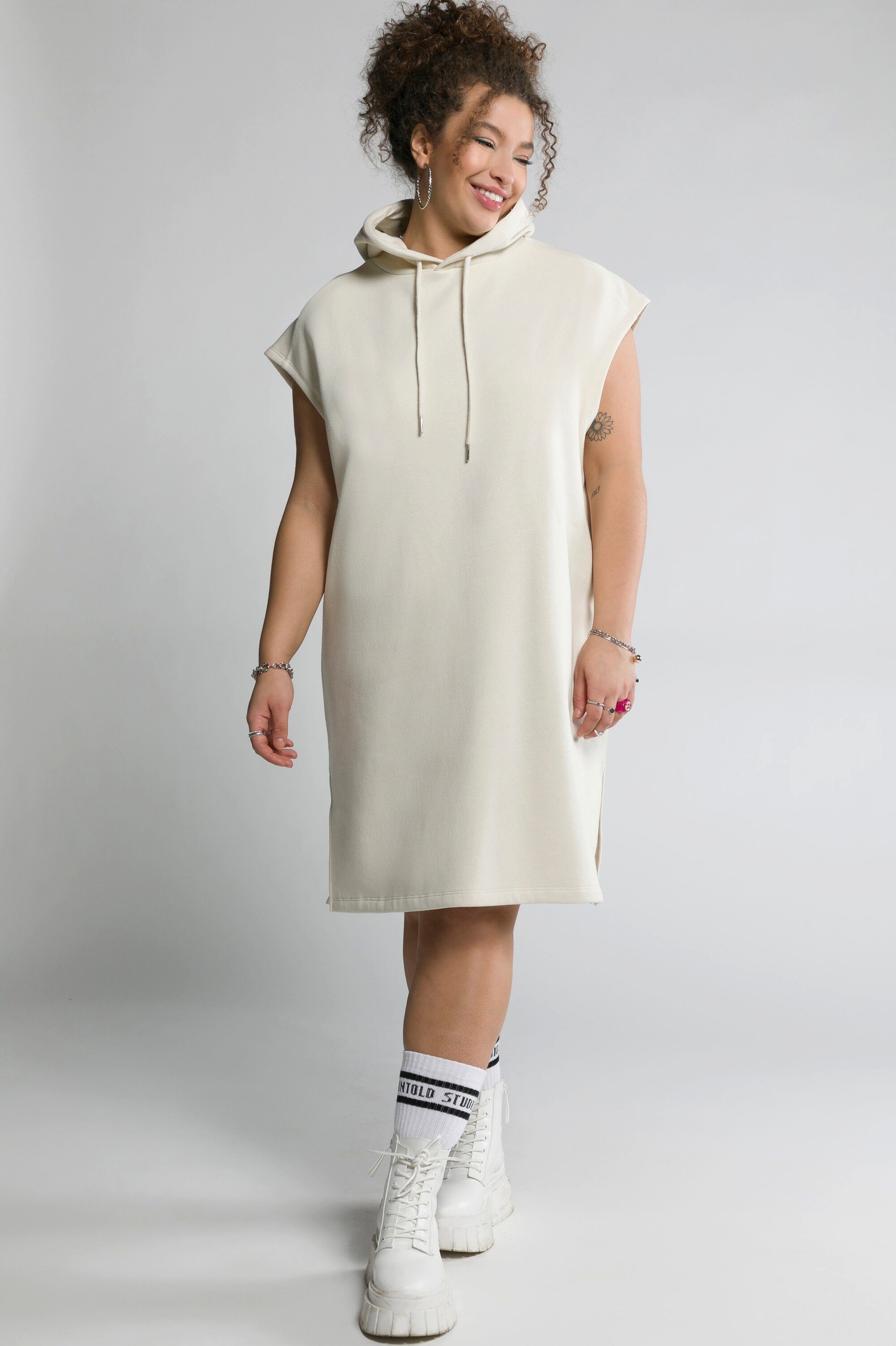 Damen Kleider Studio Untold Jerseykleid Sweatkleid oversized Kapuze