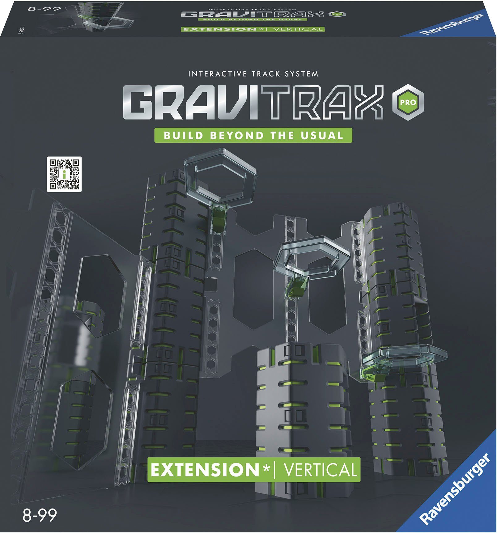 Ravensburger Kugelbahn-Bausatz GraviTrax PRO Extension Vertical, Made in Europe