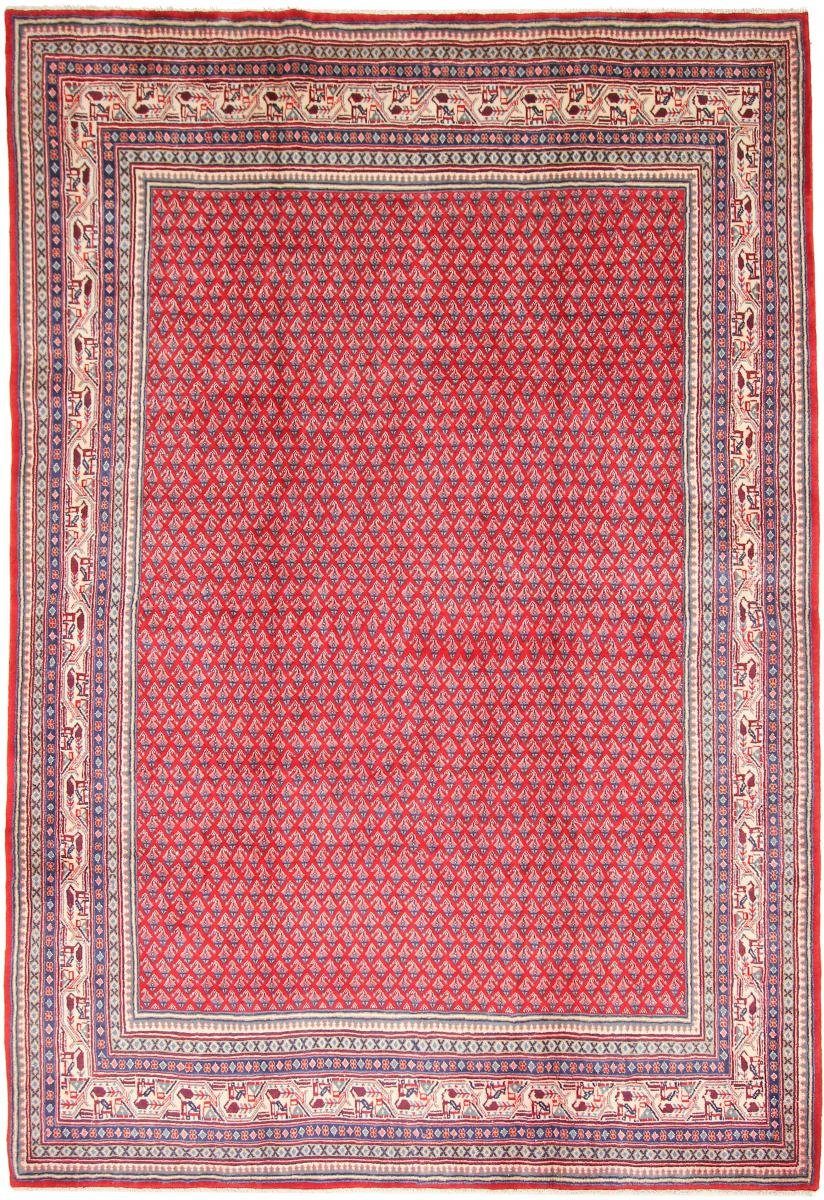Orientteppich Sarough Mir Boteh 219x319 Handgeknüpfter Orientteppich, Nain Trading, rechteckig, Höhe: 12 mm