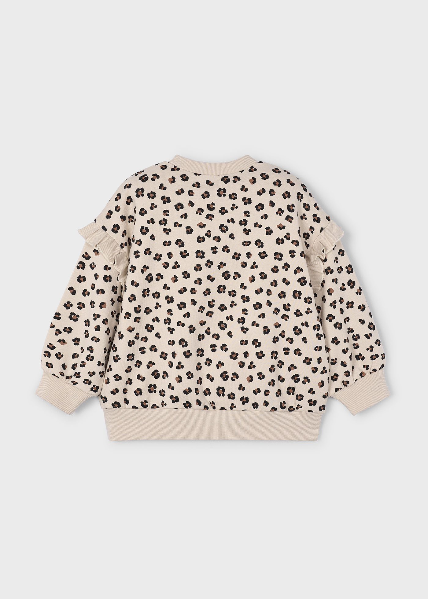 Mayoral Sweatshirt Volants und Leoprint
