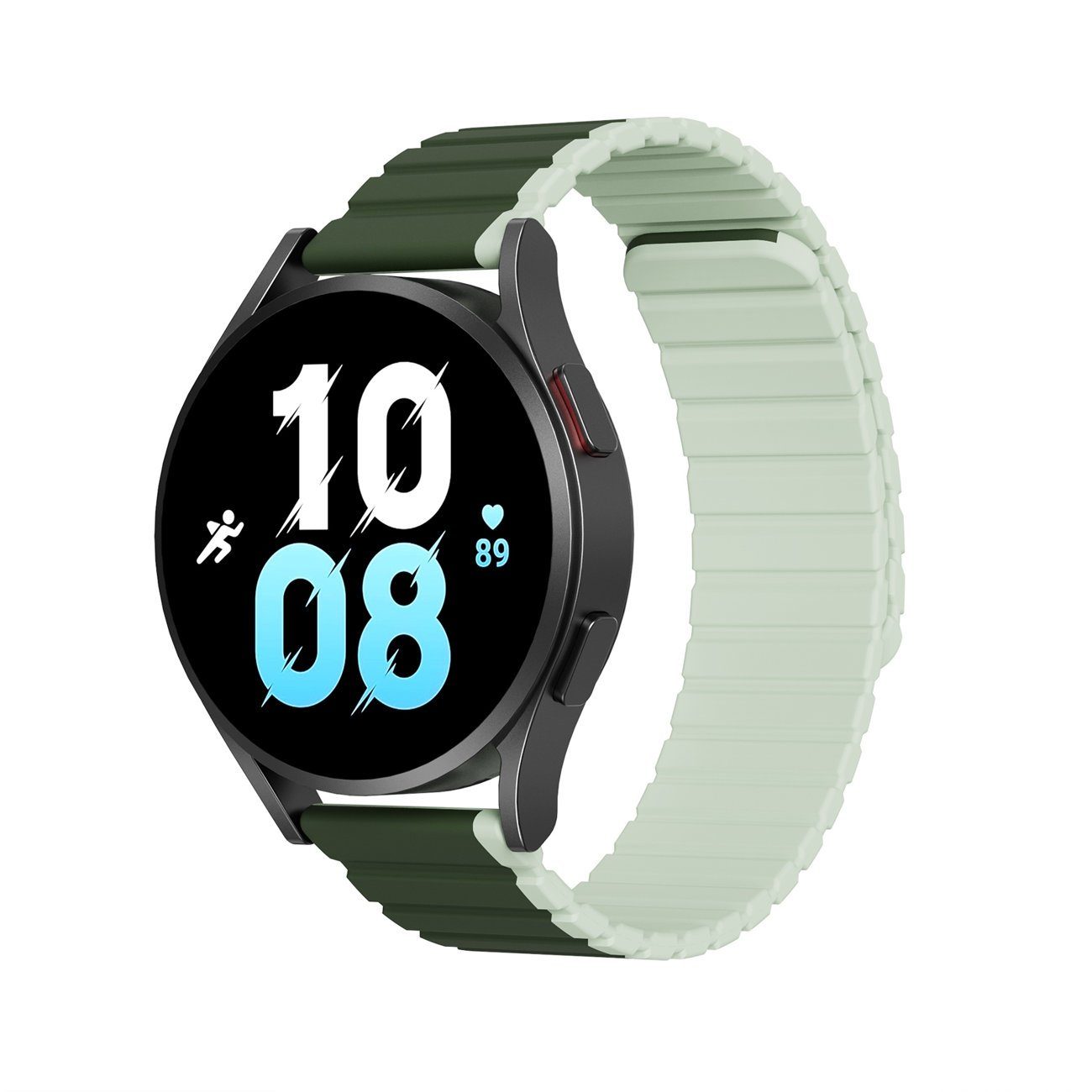 Dux Ducis Smartwatch-Armband Magnetisches Armand Samsung Galaxy Watch 5 und 6 Classic und Pro, magnetisch Grün