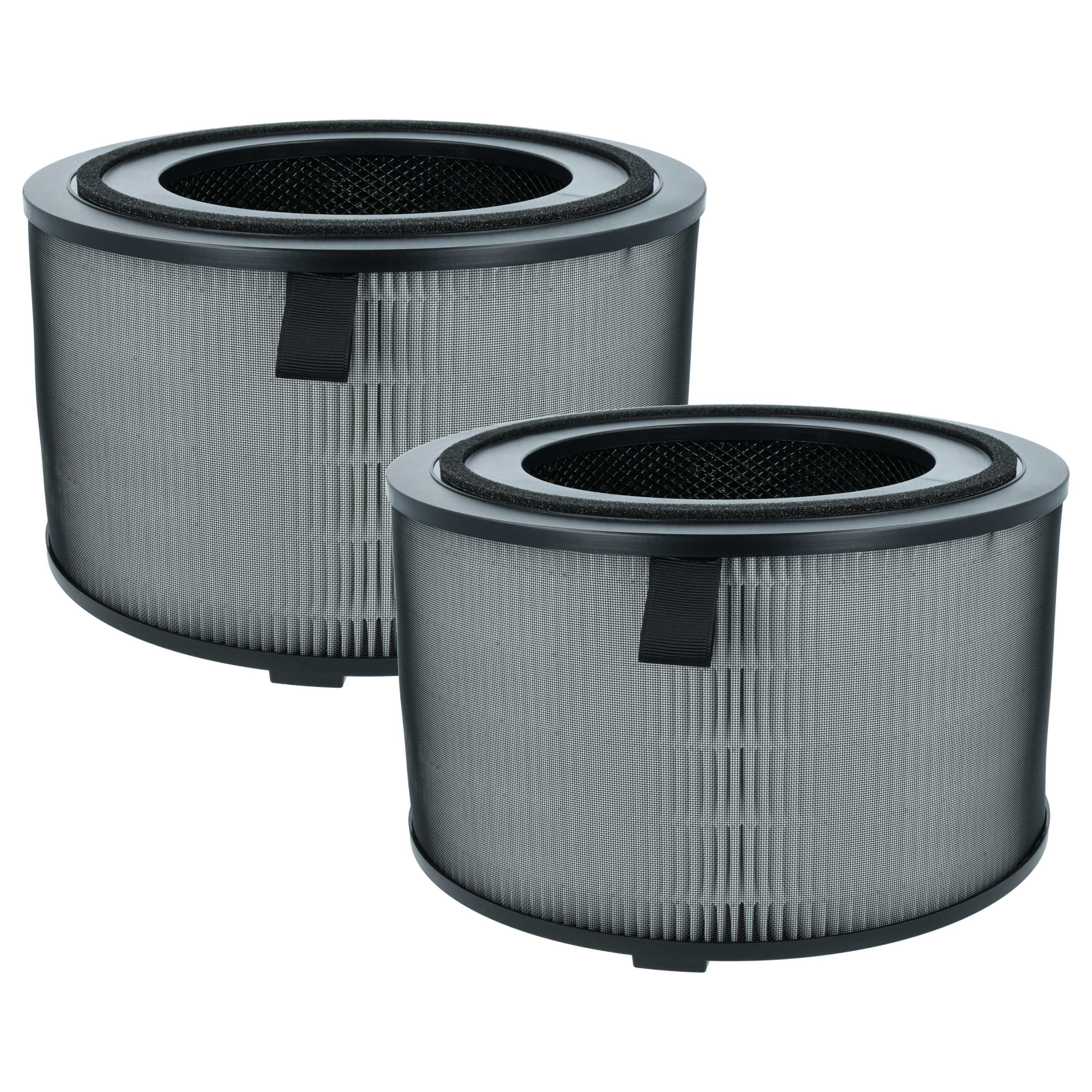 vhbw Kombifilter passend für Philips 3200 Series AC3210, AC3221, AC3220 Luftreiniger, Zubehör für Philips 3200 Series AC3210 AC3221 AC3220