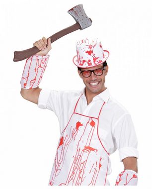 Horror-Shop Blaster Blutige Halloween Horror Axt als Kostümzubehör & S