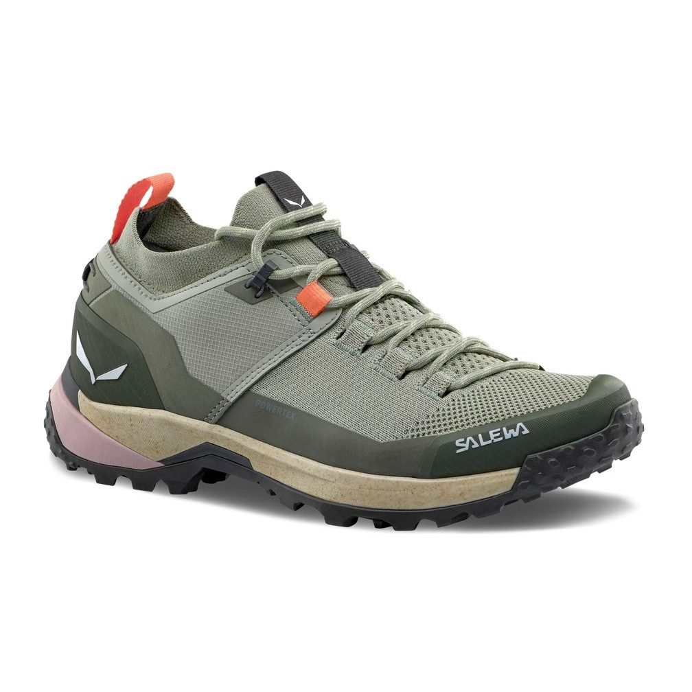 Salewa Puez Knit Powertex (Trekking, wasserdicht, atmungsaktiv) olivegrün Wanderschuh