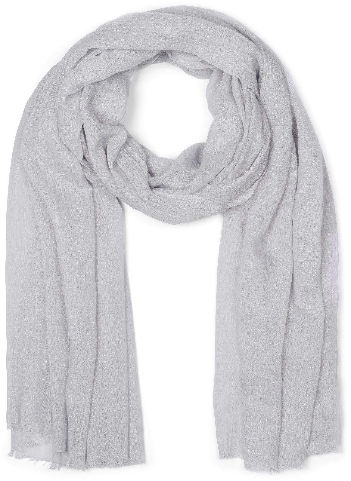 styleBREAKER Modeschal Leichter Schal Einfarbig, (1-St) günstig online kaufen