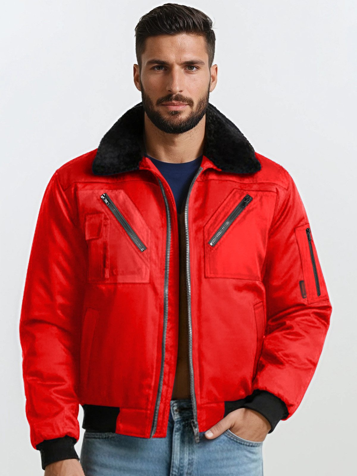 urbandreamz workwear Pilotenjacke 4-in-1 Arbeitsjacke Übergangsjacke günstig online kaufen