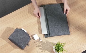 Inateck Laptop-Hülle Tasche Hülle Kompatibel mit 13 Zoll MacBook Pro Air M3, Kein Magnet enthalten, Leicht und ultra-dünn