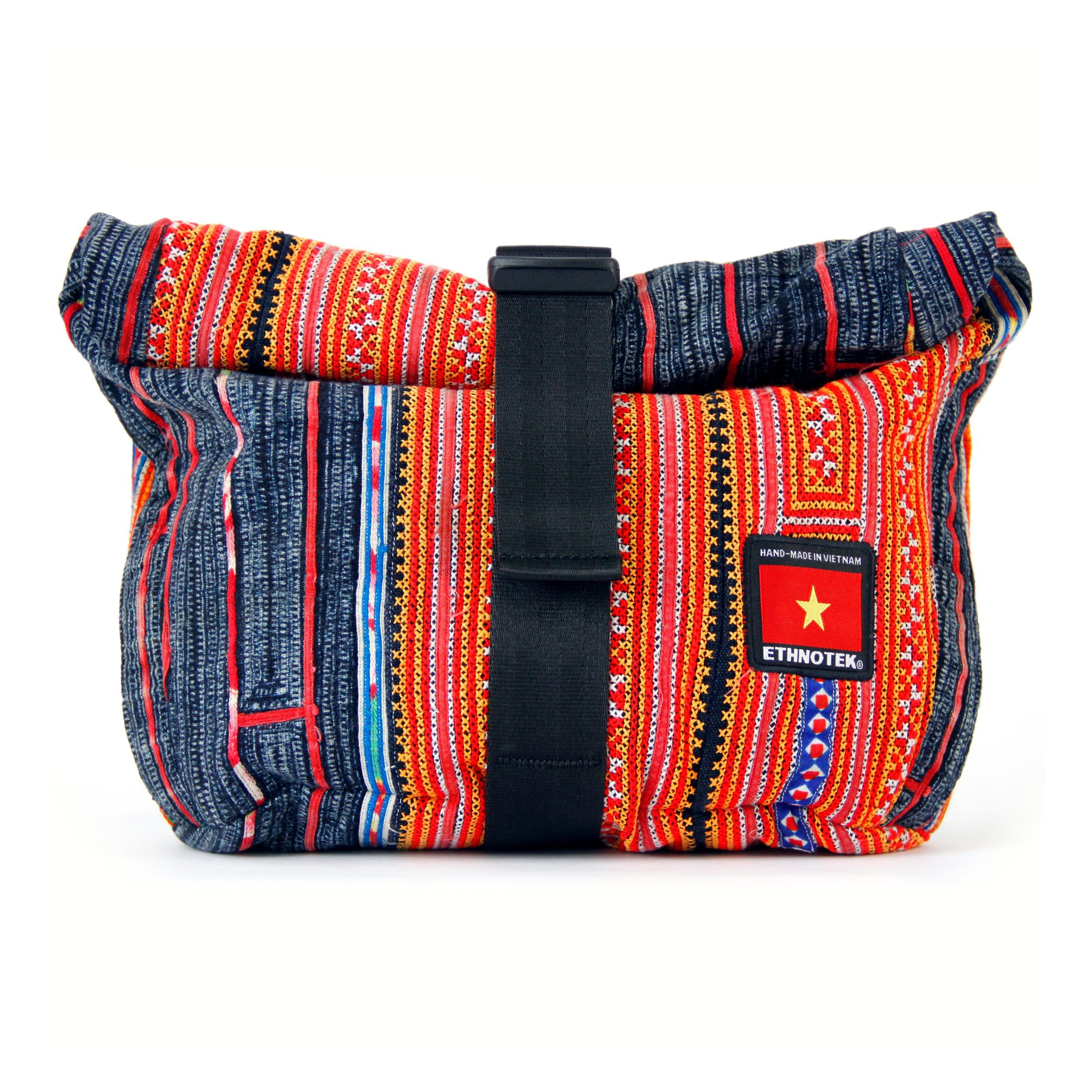 Ethnotek Messenger Bag Cyclo Sling Umhängetasche, Kunsthandwerker Stoff günstig online kaufen