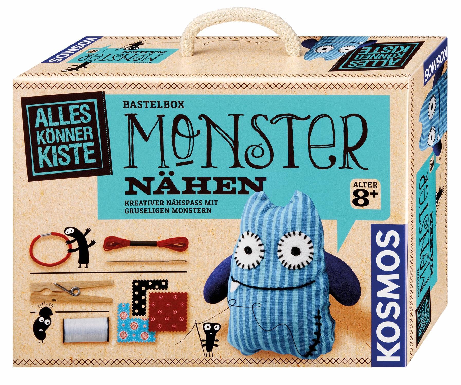 nähen, Kreativset Monster (Set), Kosmos Germany AllesKönnerKiste Made in