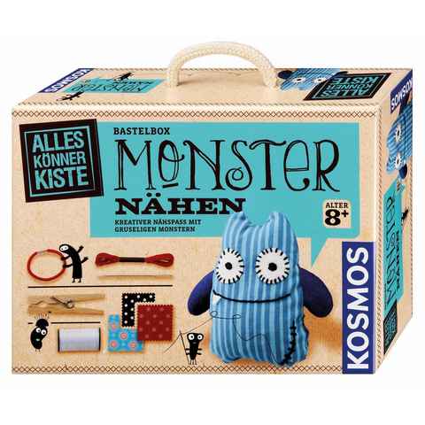 Kosmos Kreativset AllesKönnerKiste Monster nähen, (Set), Made in Germany