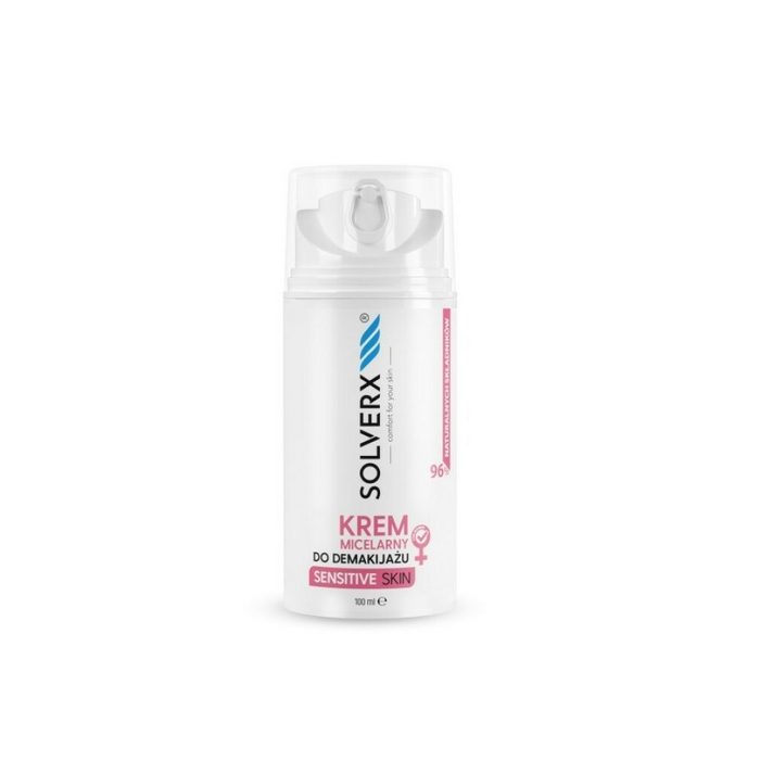 Solverx Make-up-Entferner SOLVERX Empfindliche Haut Mizellen-Make-up-Entfernungscreme 100ml