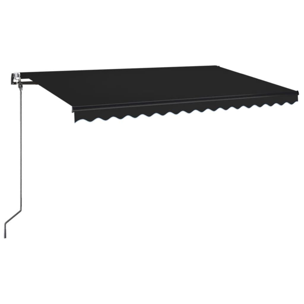 vidaXL Markise Markise Automatisch Einziehbar 450x350 cm Anthrazit (1-St)