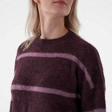 Moss Copenhagen Streifenpullover Femme Alpaca Stripe pullover mit Rundhalsausschnitt