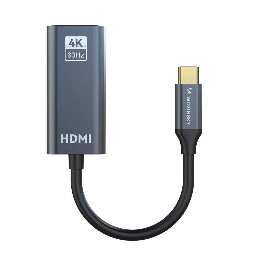 Wozinsky Wozinsky WACH-01 USB C auf HDMI 4K 60Hz Adapter USB-Adapter