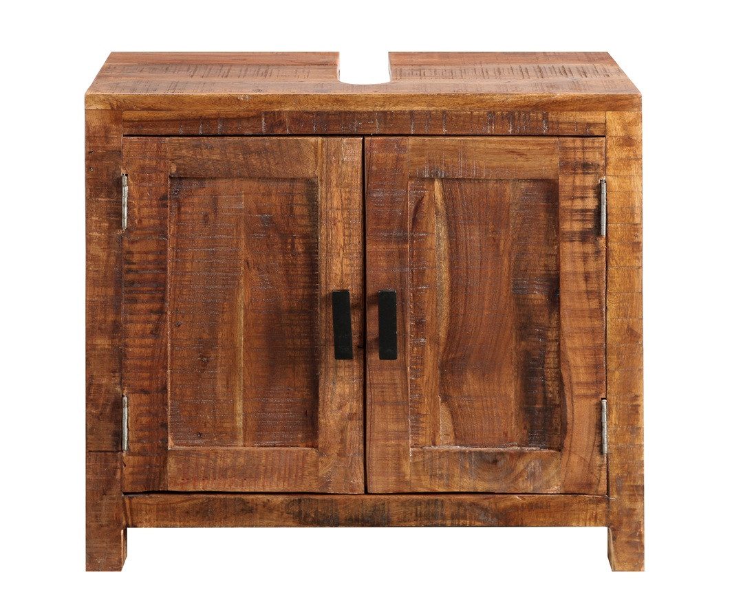 Main Möbel Waschbeckenunterschrank Waschbeckenunterschrank 67x60cm 'Austin' Akazie massiv lackiert