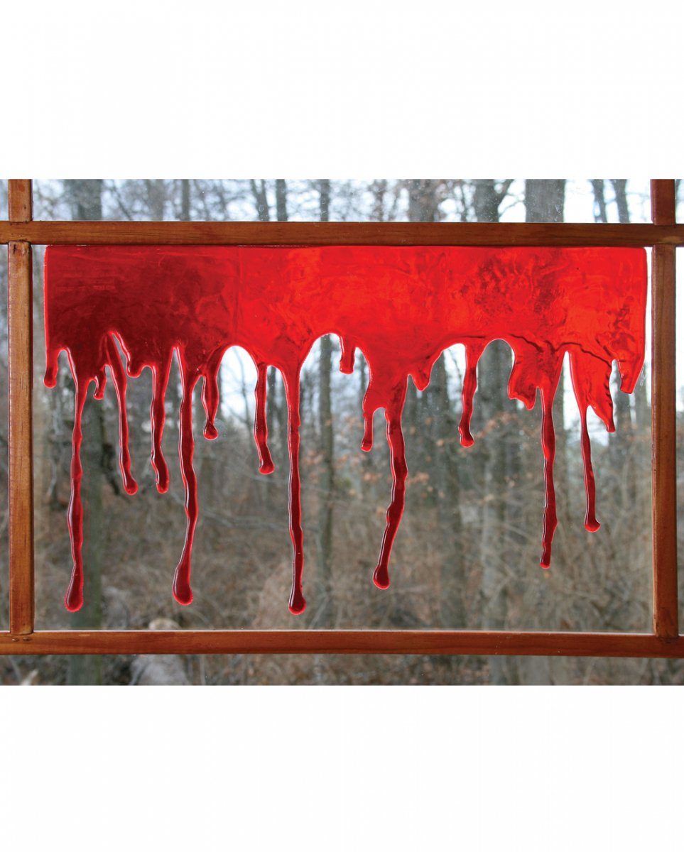 Hängedekoration 3D-Fensterblut / Drips of Blood