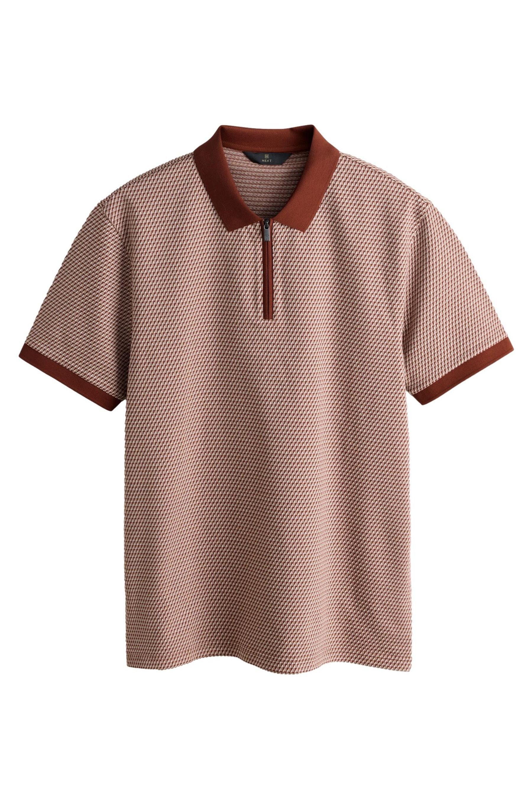 Next Poloshirt Gemustertes Poloshirt (1-tlg)