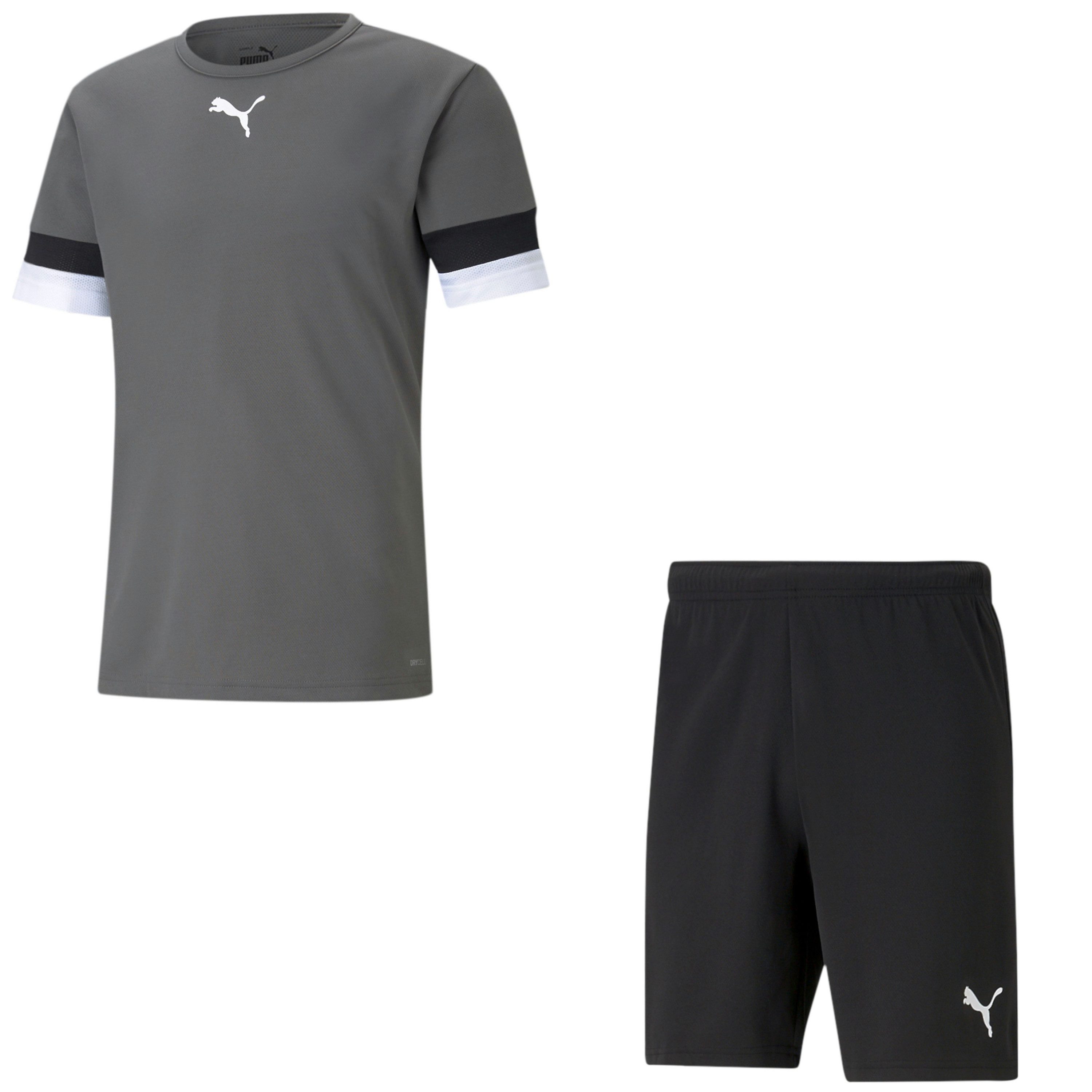 PUMA Fußballtrikot Puma Herren Set Trikot+Hose teamRISE Jersey 704932+704942