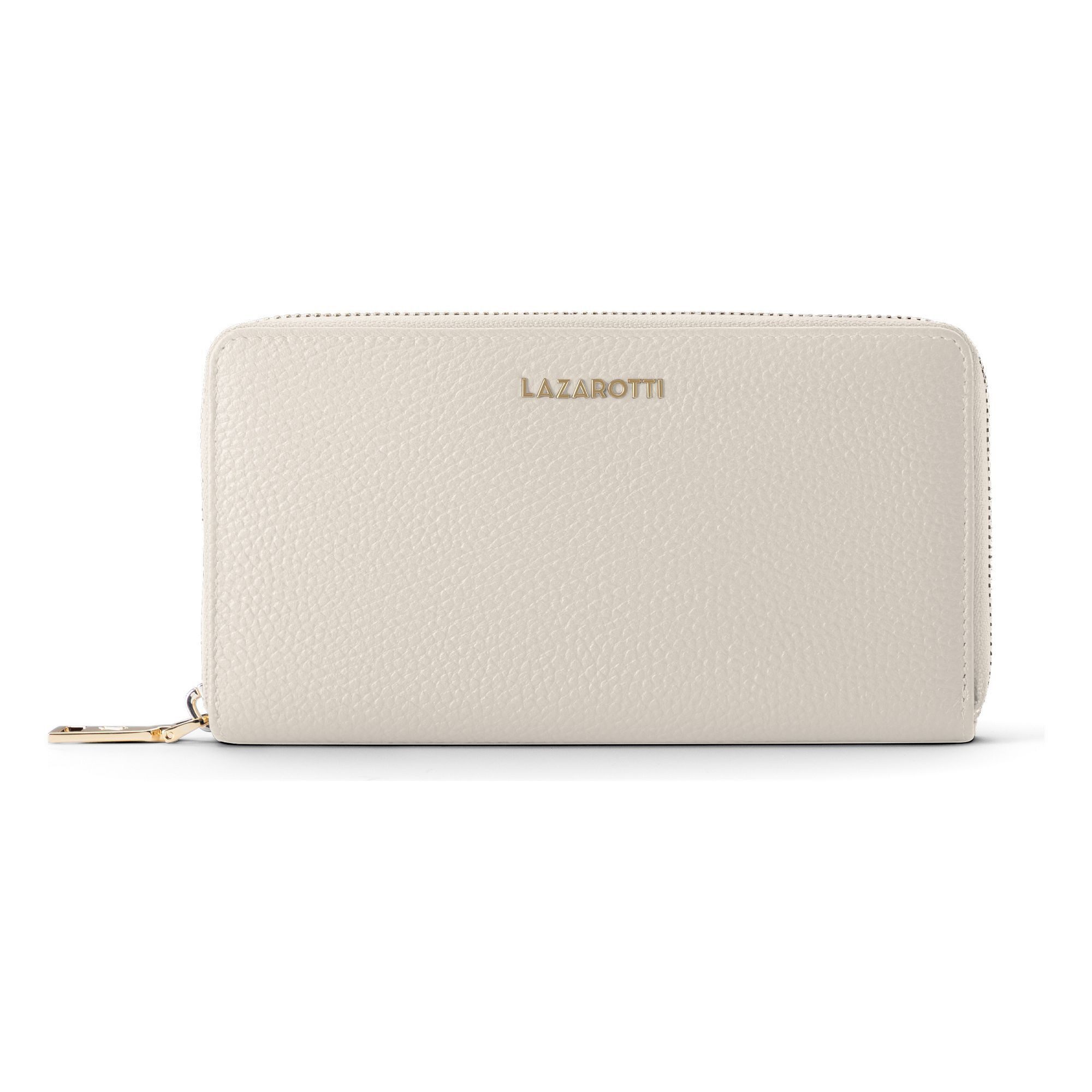 Lazarotti Geldbörse Bologna Leather XL Zip-Around Geldbörse Leder 19 cm