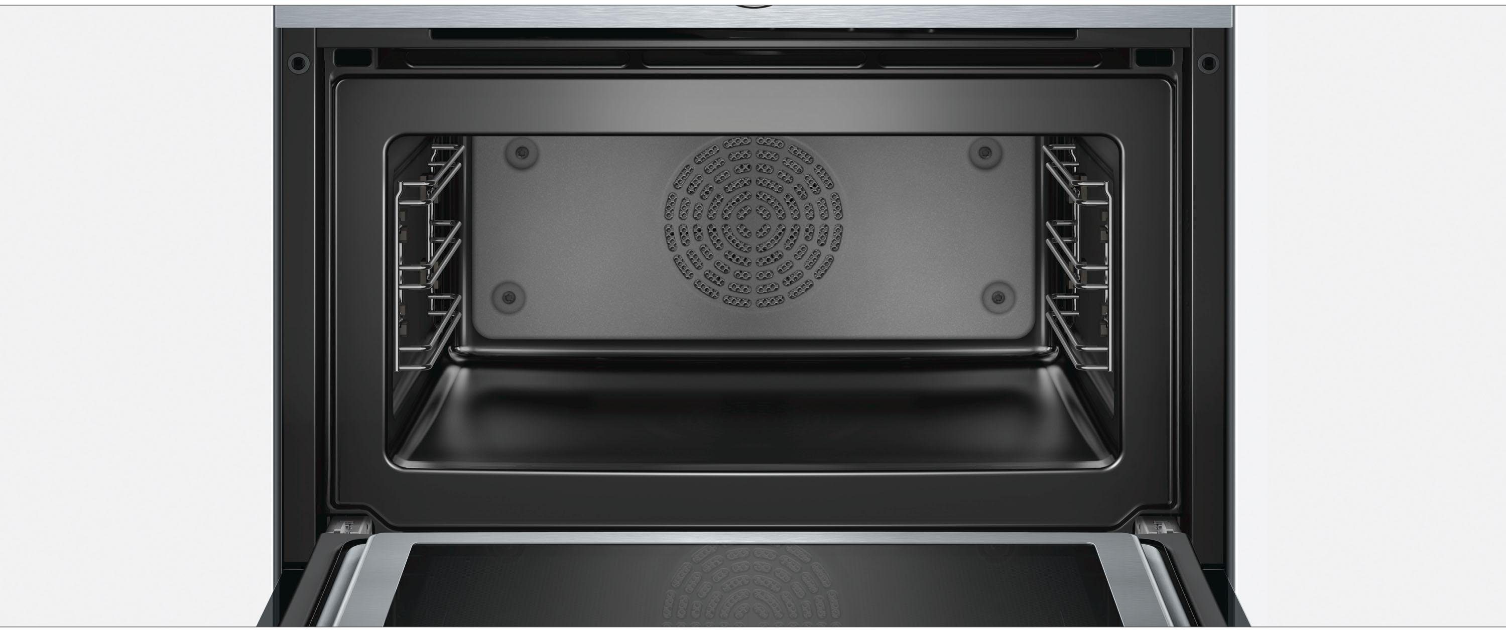 BOSCH Backofen mit Mikrowelle Direct CMG636BS1, ecoClean