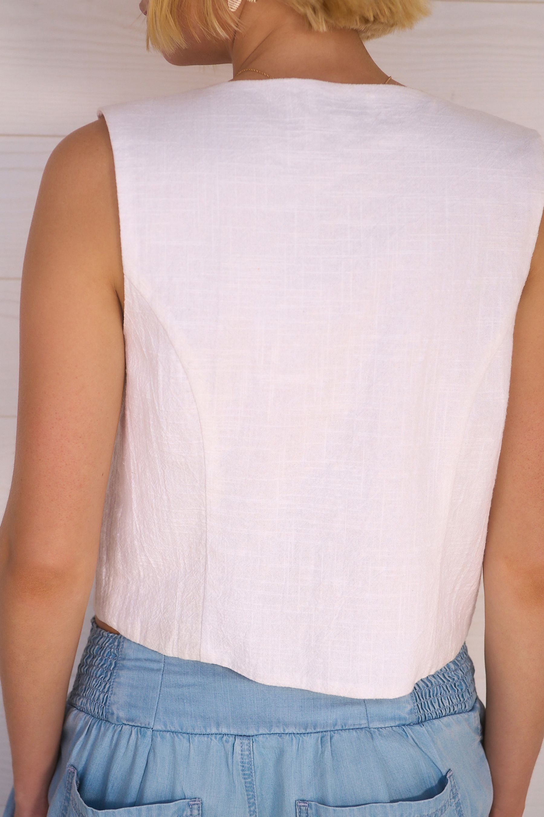 Next Anzugweste Weste zum Binden mit Blumenhäkeldetail (1-tlg) günstig online kaufen