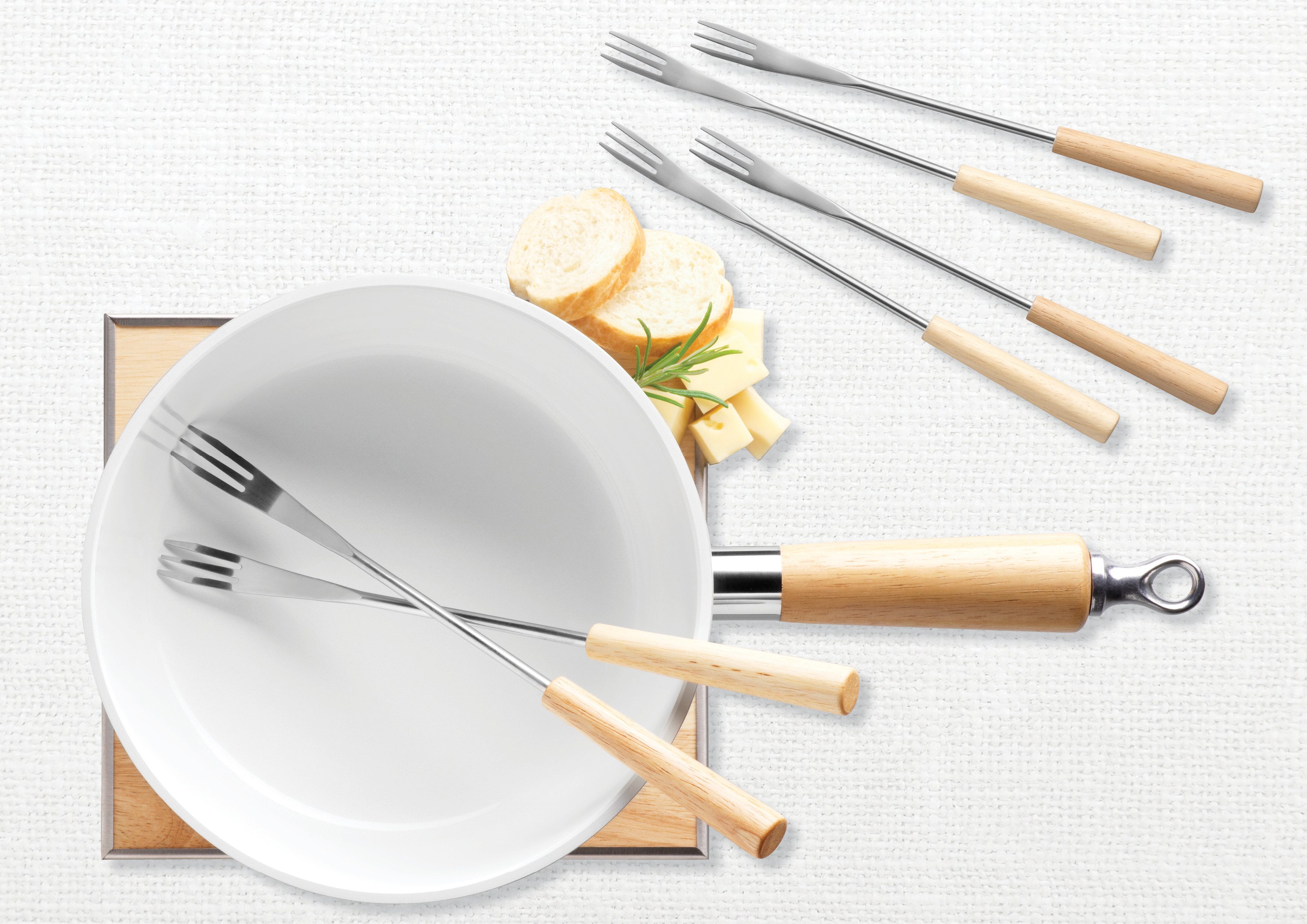 MÄSER Fonduetopf, Aluminiumguss (Set, 9-tlg)