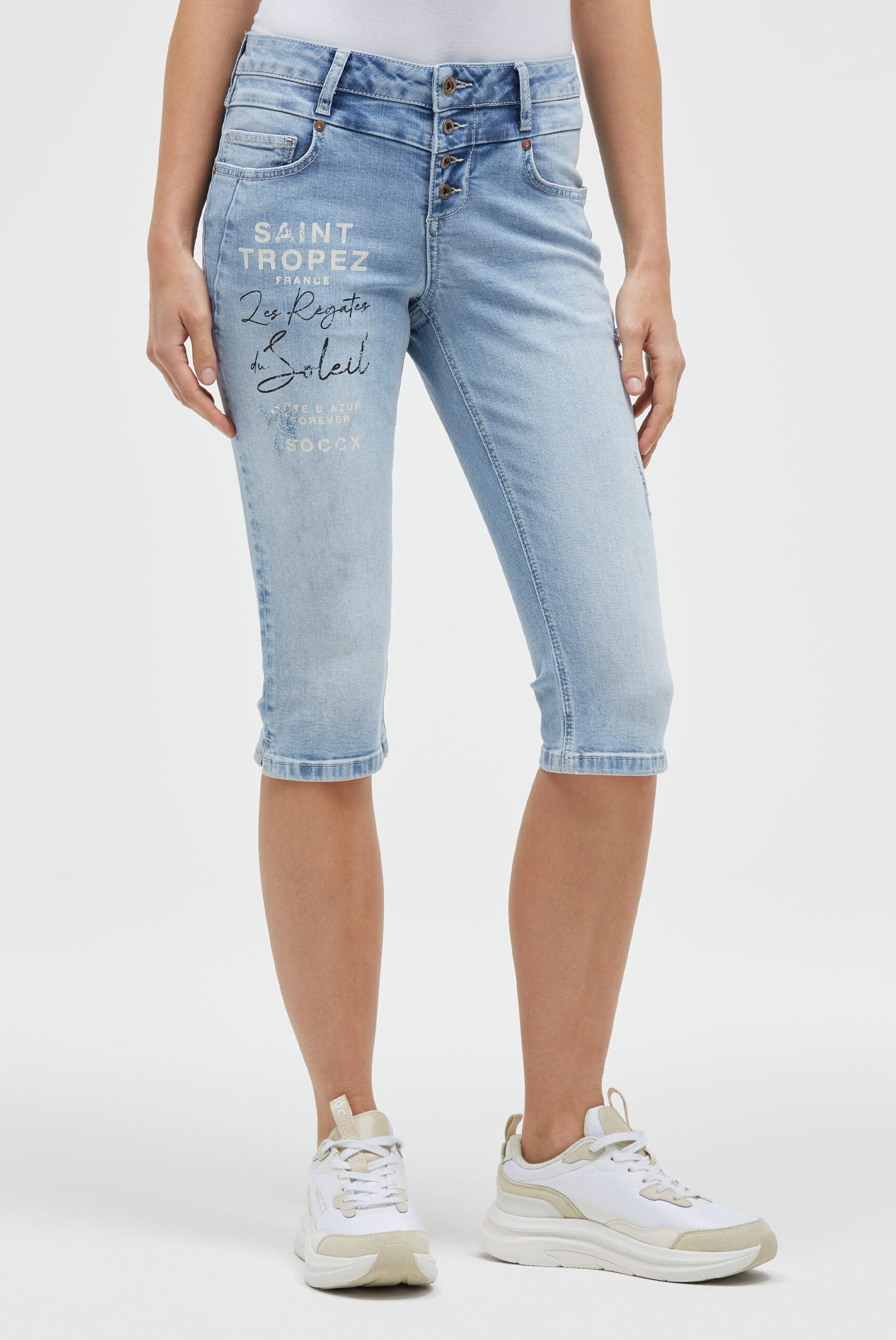 SOCCX Regular-fit-Jeans mit normaler Leibhöhe