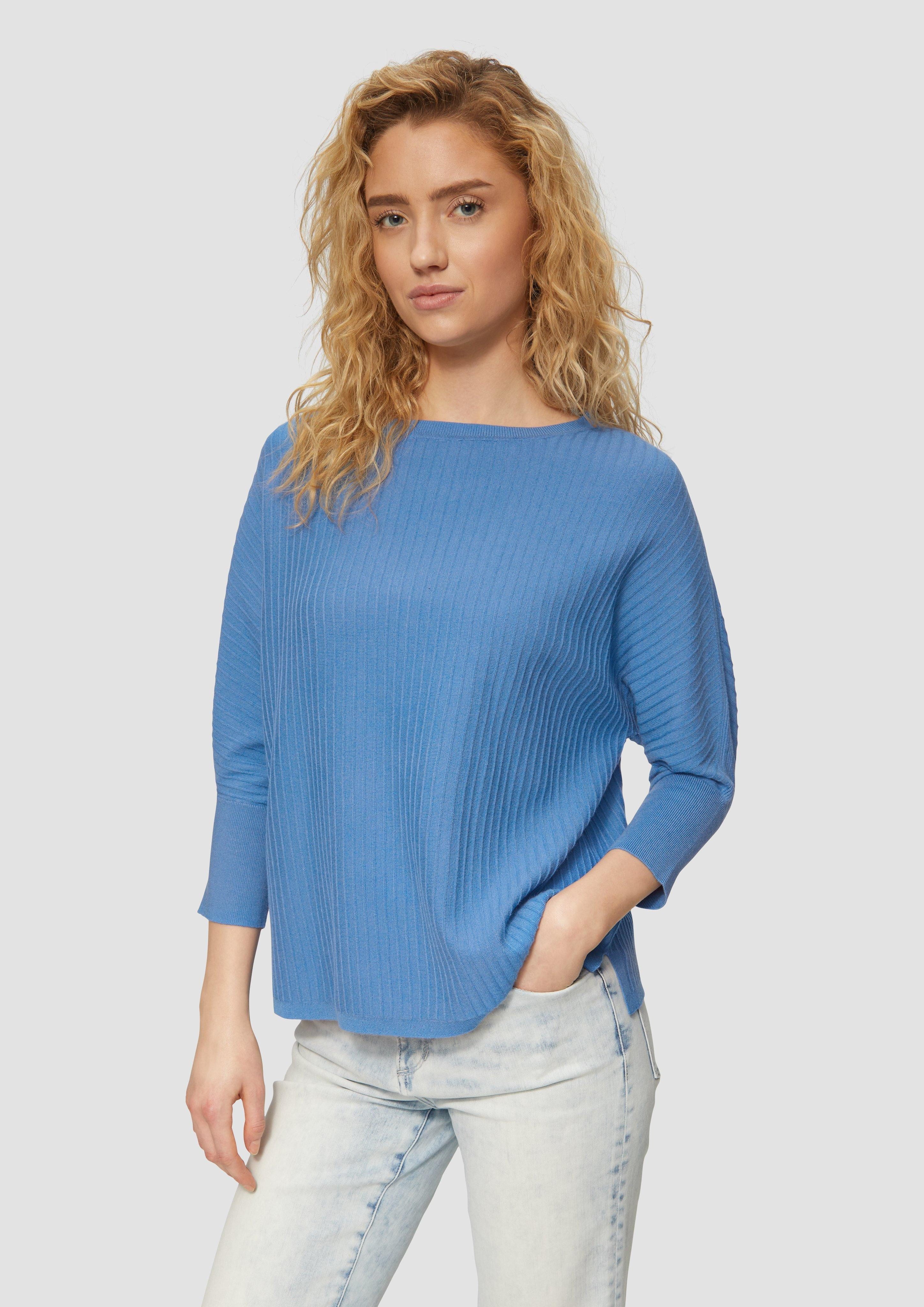 s.Oliver Strickpullover Weicher Pullover mit Struktur günstig online kaufen