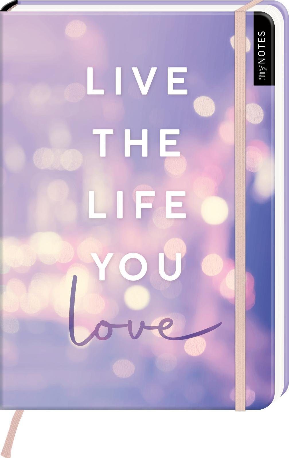 the myNOTES love Live Edition you life Notizbuch Ars Notizbuch A5: