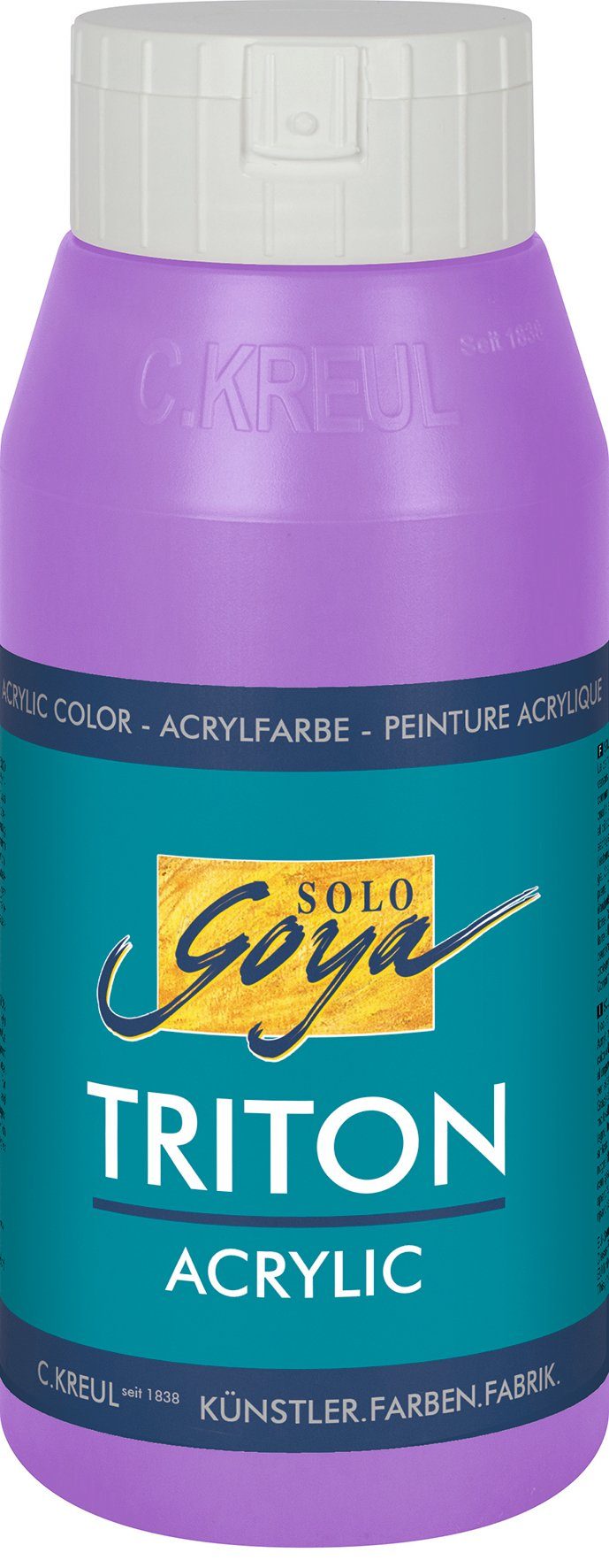Solo Kreul Acrylfarbe 750 ml Acrylic, Goya Flieder Triton