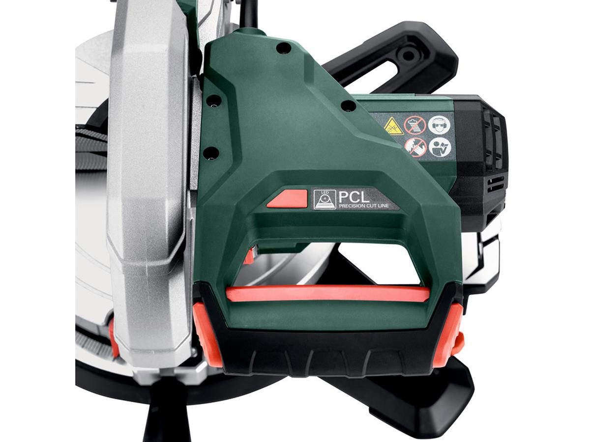 metabo Kappsäge Metabo Kappsäge KS 216 M Karton, Set, 8-St., inkl. Ablängenanschlag, Materialklemme, Spänefangsac und Sägeblatt