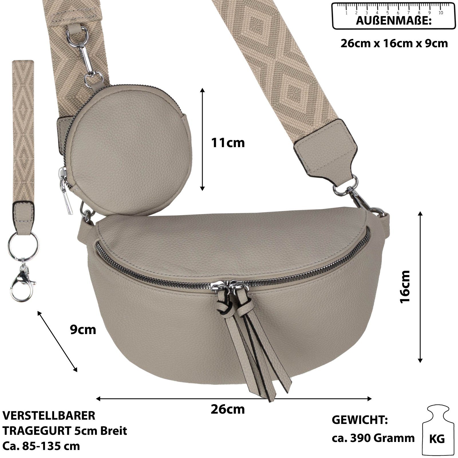 EAAKIE Gürteltasche Bauchtasche Umhängetasche Crossbody-Bag Kunstleder günstig online kaufen